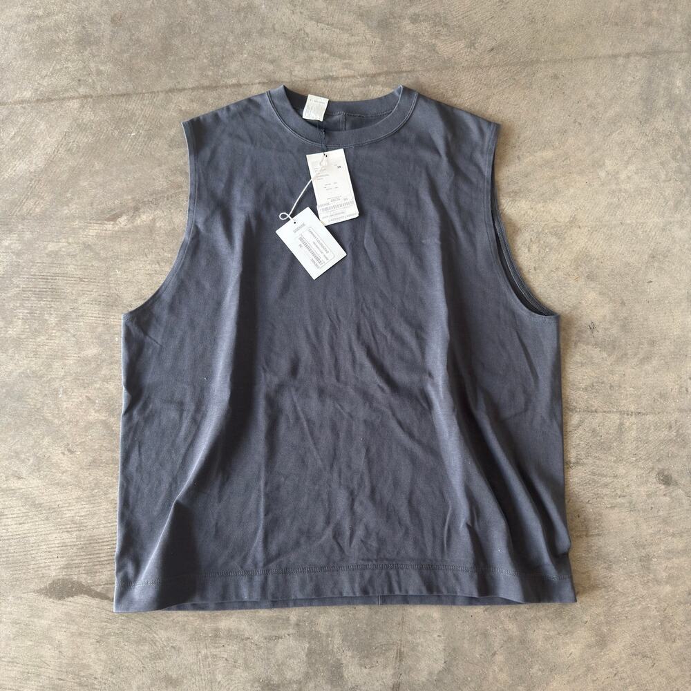 N.Hoolywood Mister Hollywood 25RCH-008 Charcoal Cotton Tank Top Japan Size 38